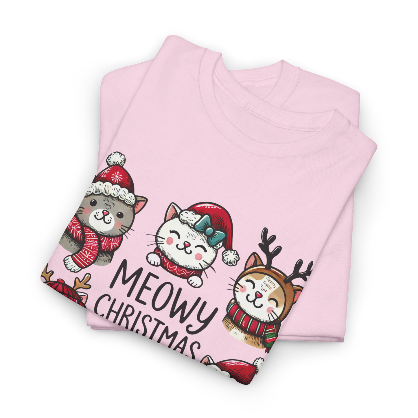 Meowy Christmas Cat Shirt