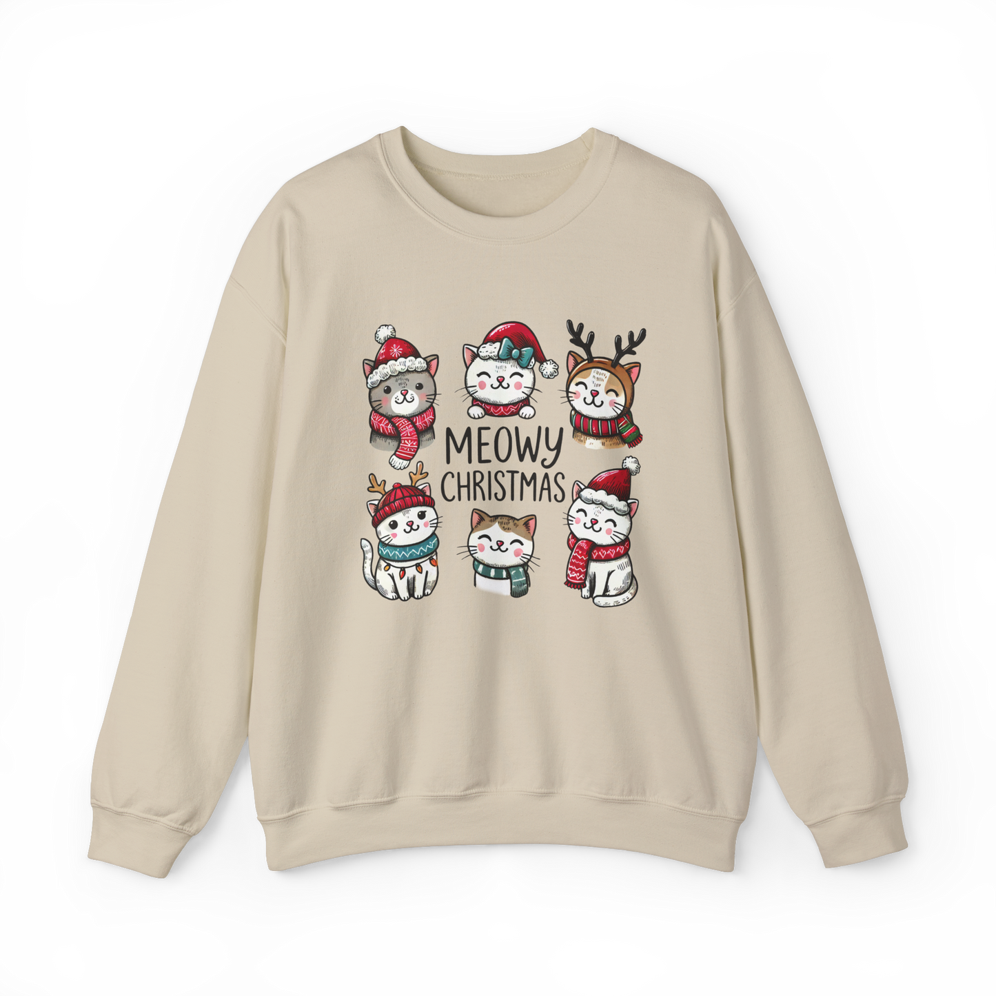 Meowy Christmas Cat Shirt