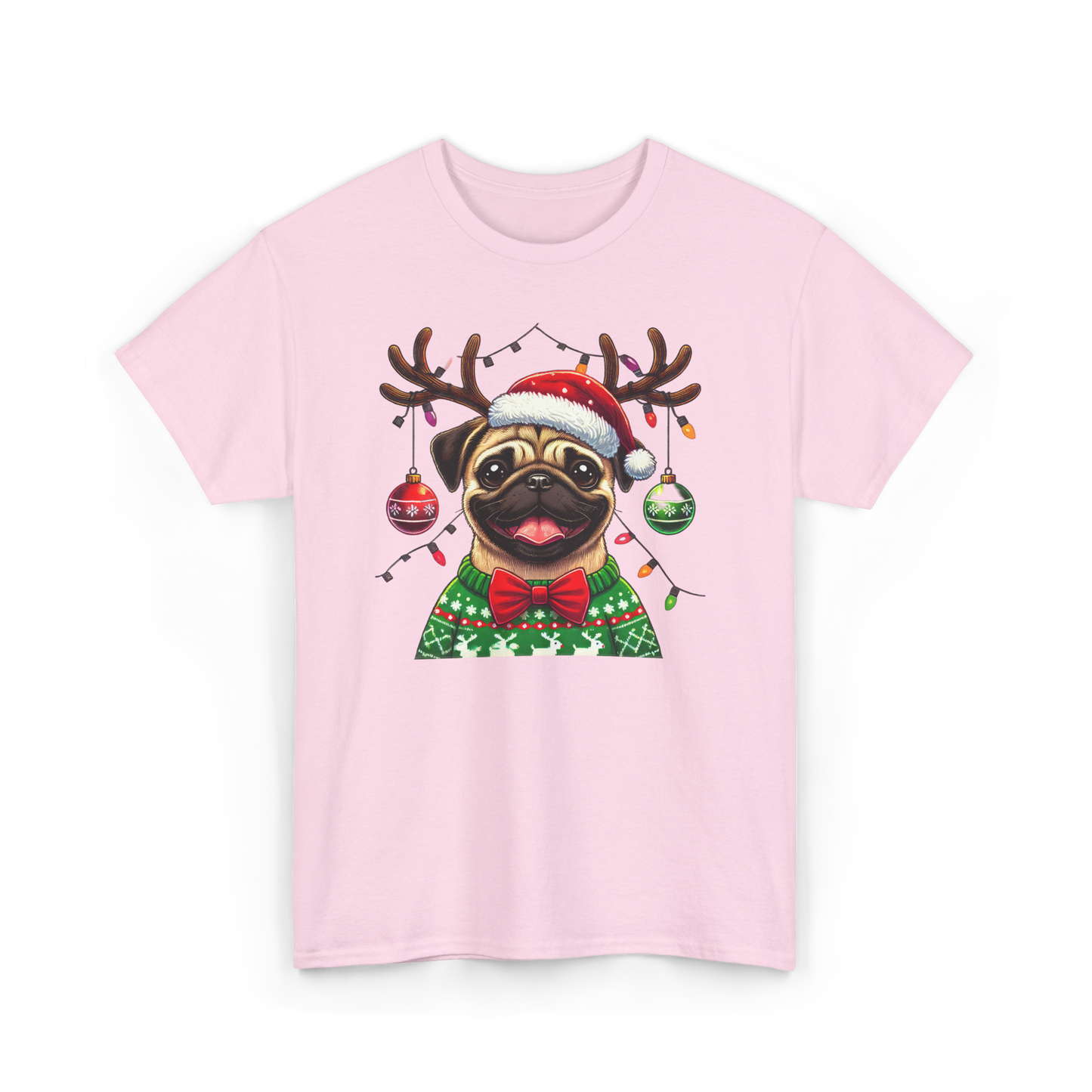 Pug Christmas Holiday Shirt