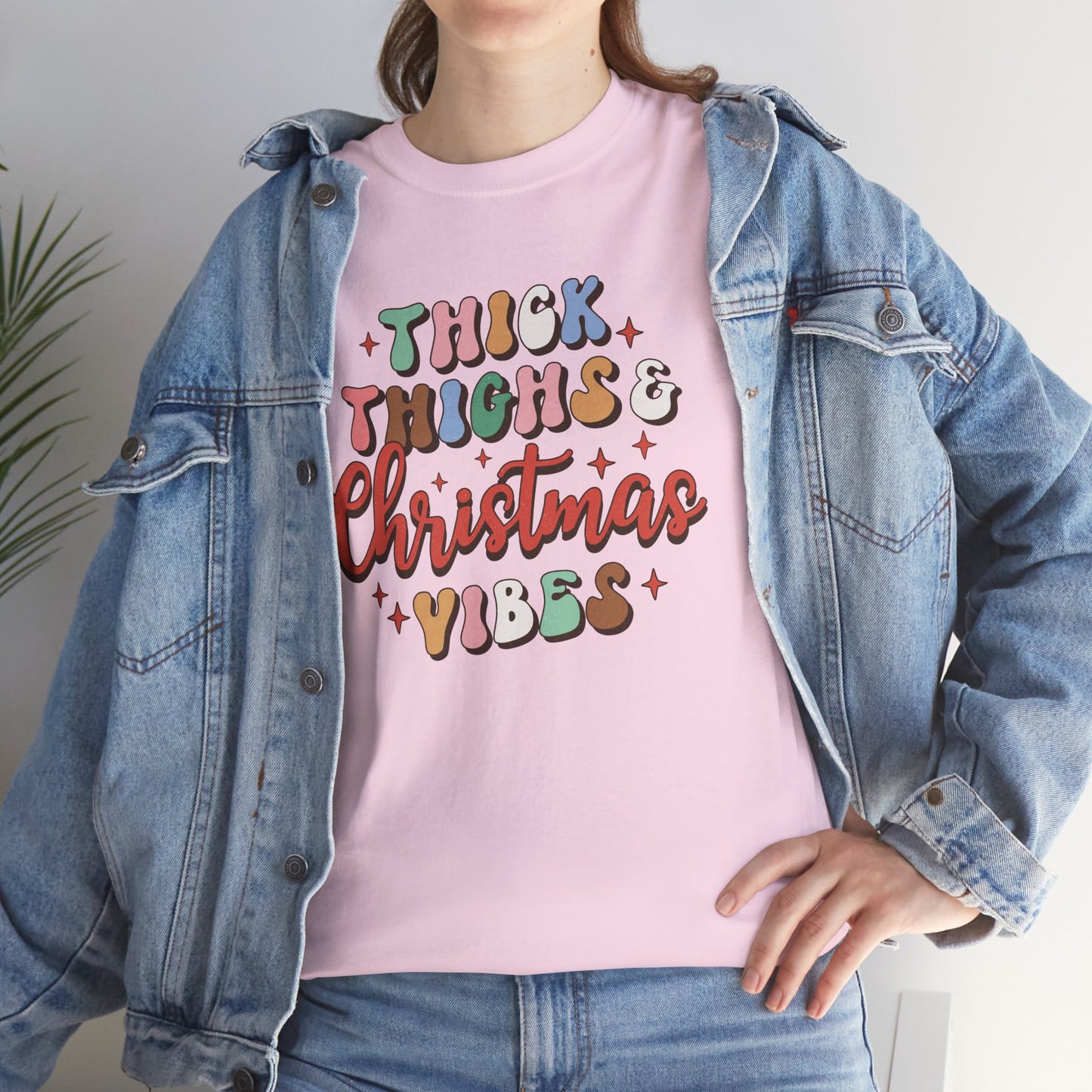 Thick Thighs and Christmas Vibes Shirt