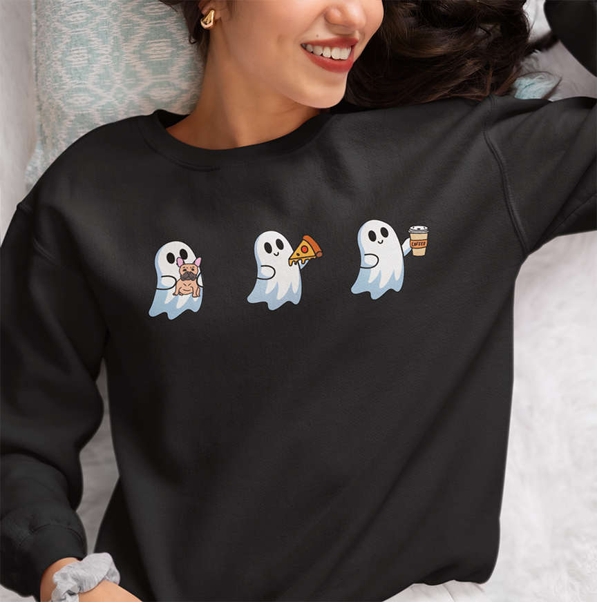 Ghostie Crew Neck Sweater // Select your own!