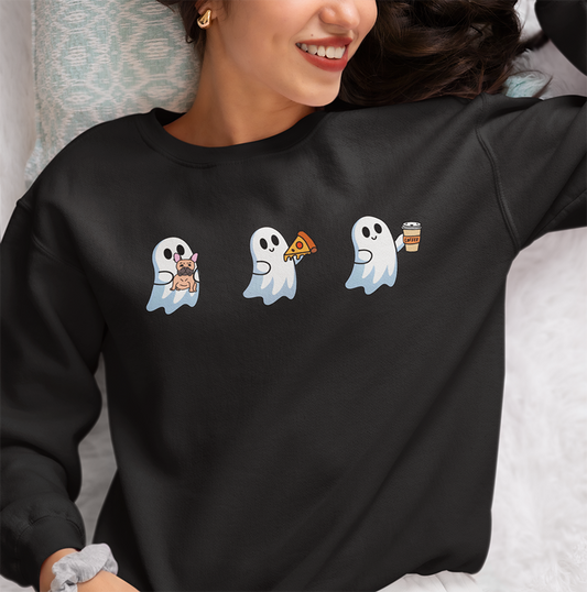 Ghostie Crew Neck Sweater // Select your own!