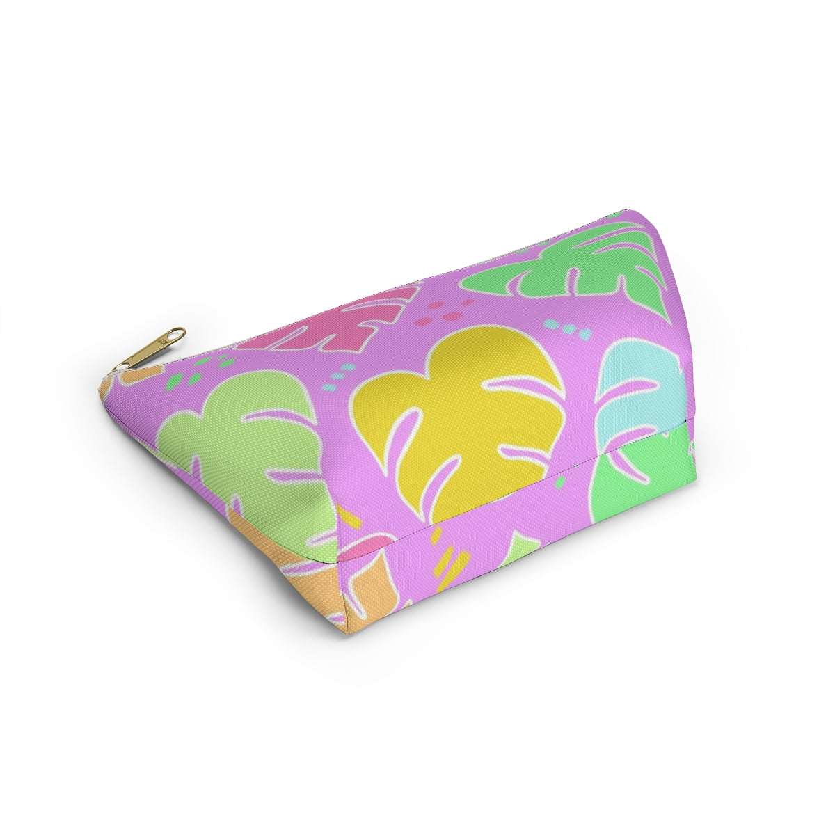 Monstera Confetti Pouch - Pink