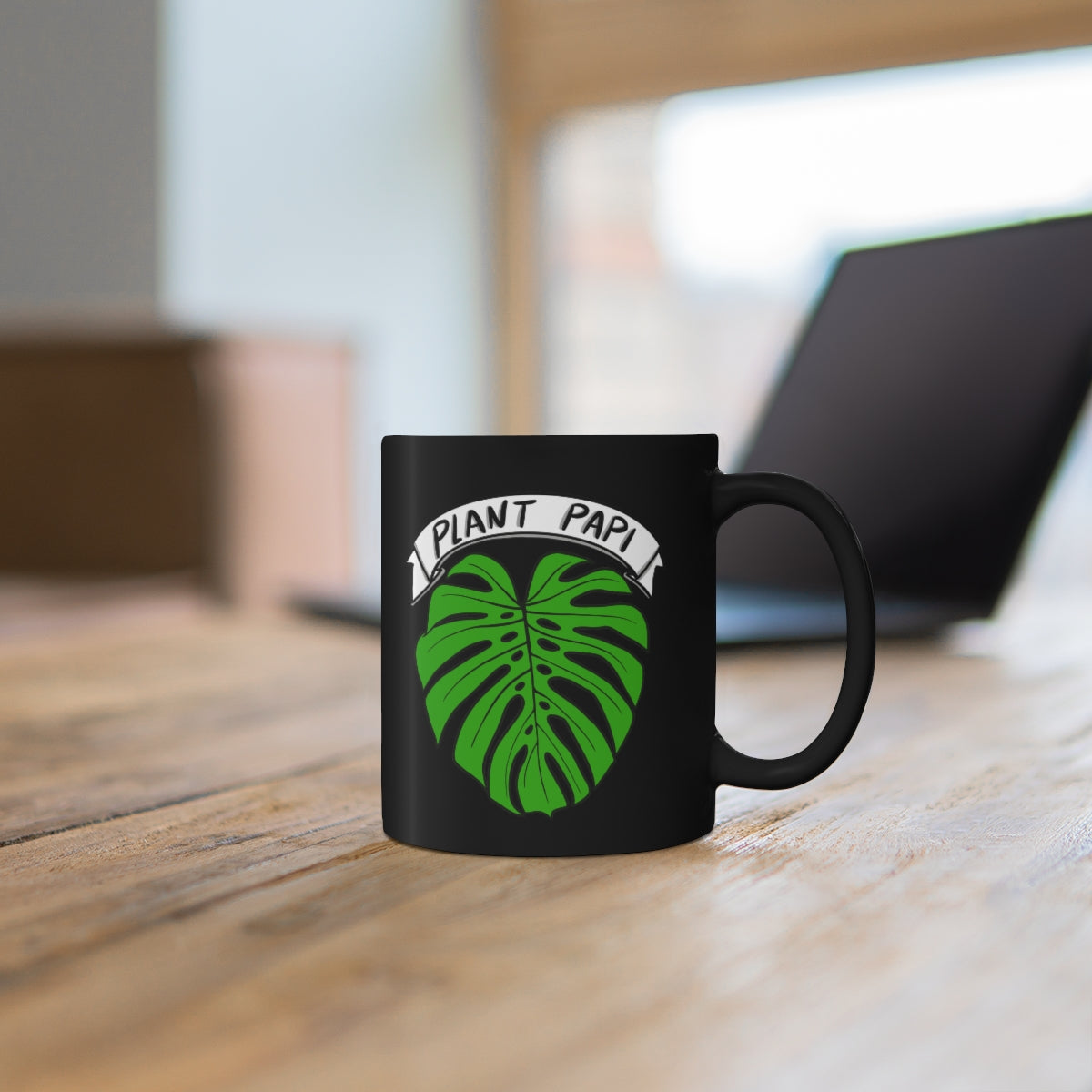 Plant Papi Mug - Black