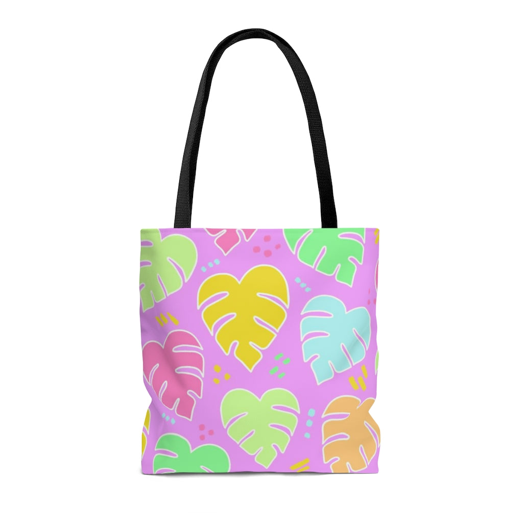 Monstera Confetti Tote - S, M, L