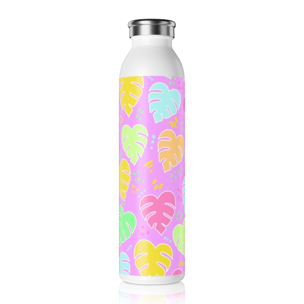 Monstera Confetti Water Bottle