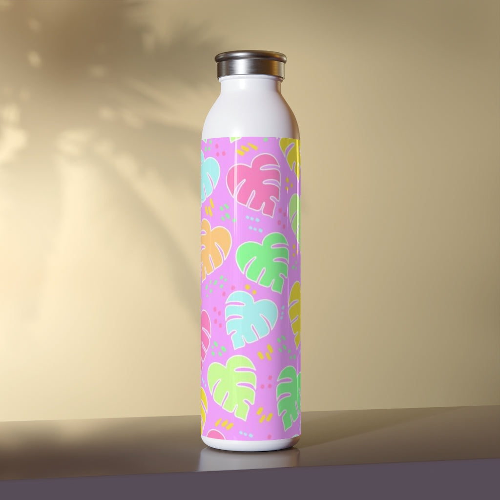 Monstera Confetti Water Bottle