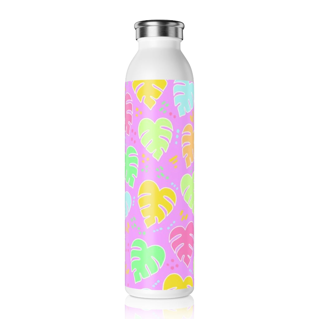 Monstera Confetti Water Bottle