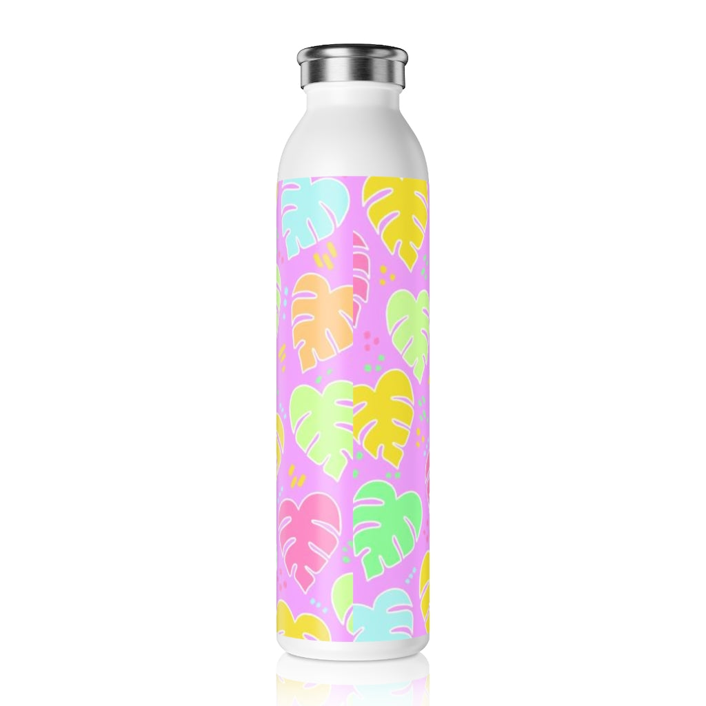 Monstera Confetti Water Bottle