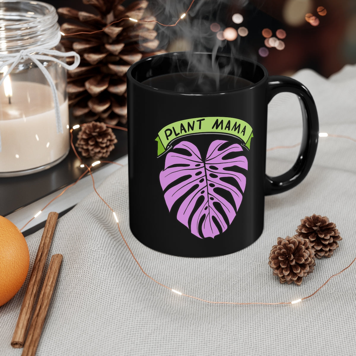 Plant Mama Mug - Black