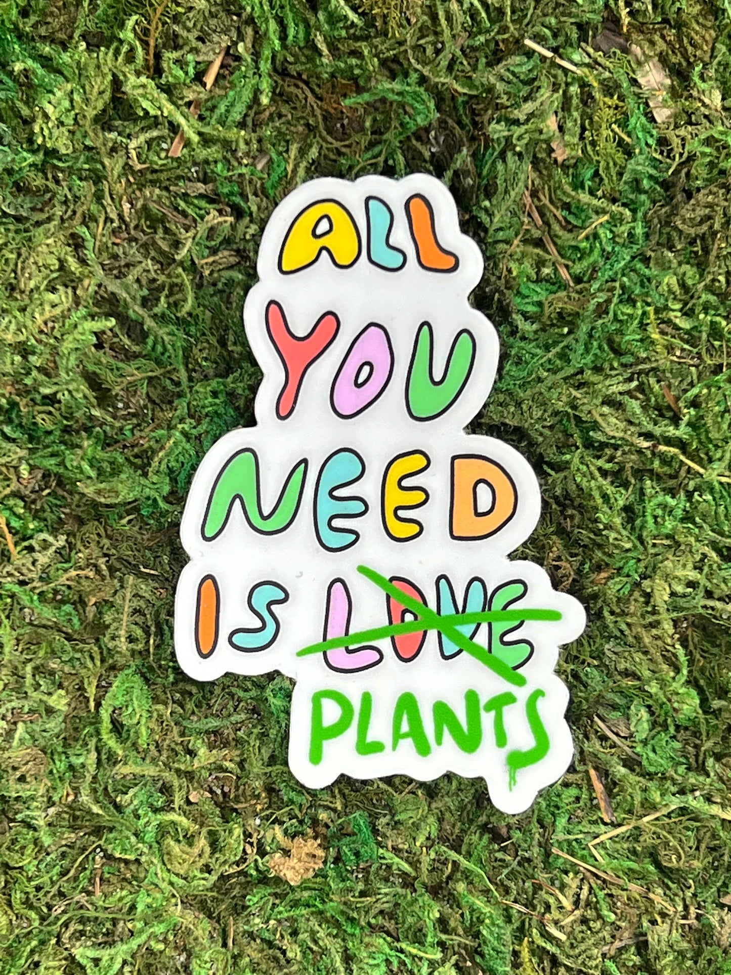 All You Need is Plants Sticker