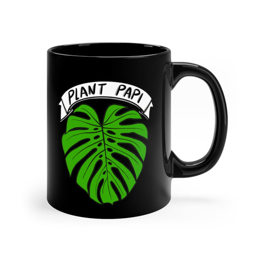 Plant Papi Mug - Black