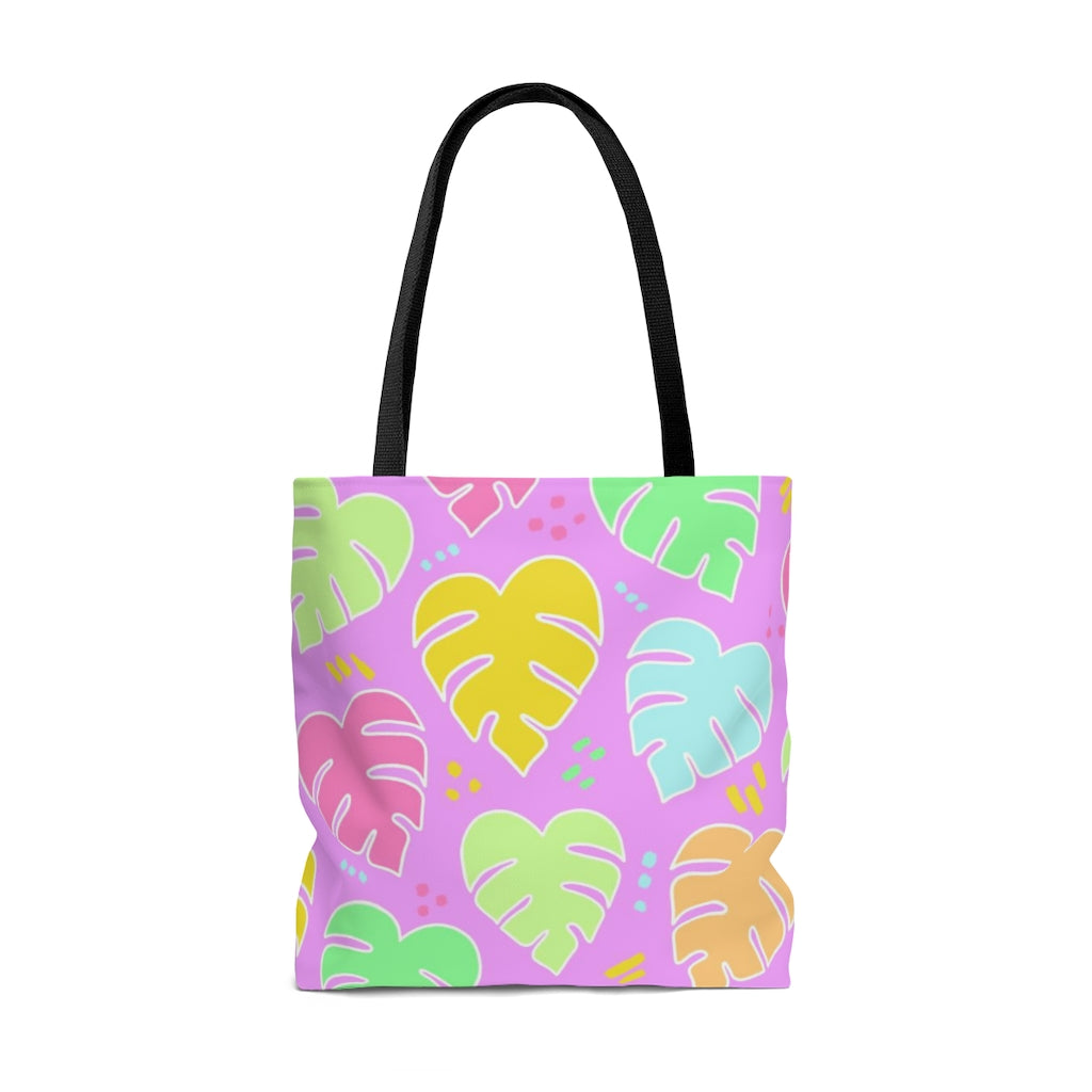 Monstera Confetti Tote - S, M, L