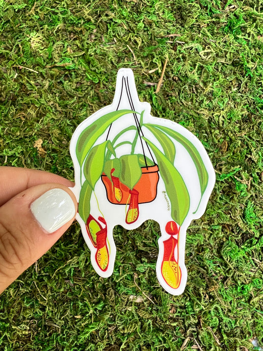 Pitcher Carnivorous Plant Sticker