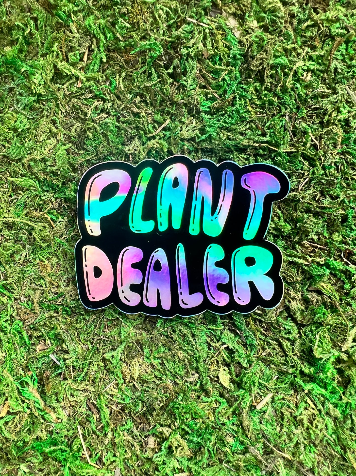 Plant Dealer Holographic Sticker